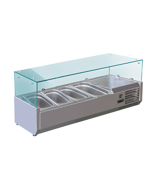 VETRINETTE REFRIGERATE - 3 CONTENITORI / GN 1/3 + 1 CONTENITORI / GN 1/2 VETRINETTE REFRIGERATE - 3 CONTENITORI / GN 1/3 + 1 CONTENITORI / GN 1/2