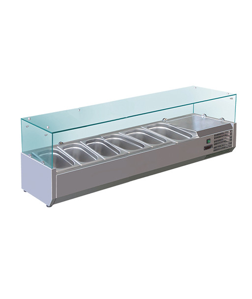 VETRINETTE REFRIGERATE - 5 CONTENITORI / GN 1/3 + 1 CONTENITORI / GN 1/2 VETRINETTE REFRIGERATE - 5 CONTENITORI / GN 1/3 + 1 CONTENITORI / GN 1/2