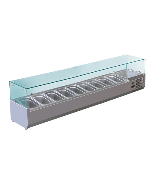 VITRINETTE RÉFRIGÉRÉE - GN 1/3 - 9 bacs VITRINETTE RÉFRIGÉRÉE - GN 1/3 - 9 bacs
