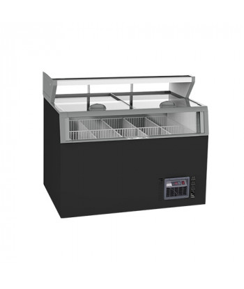 VITRINE DE CONGÉLATION - 470 L - ÉLÉMENT BAS - CONSERVATEURS COFFRES VITRÉ