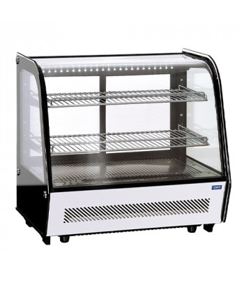 VITRINE REFRIGÉRÉE / À POSER - 78 L - VERRE COURBÉ