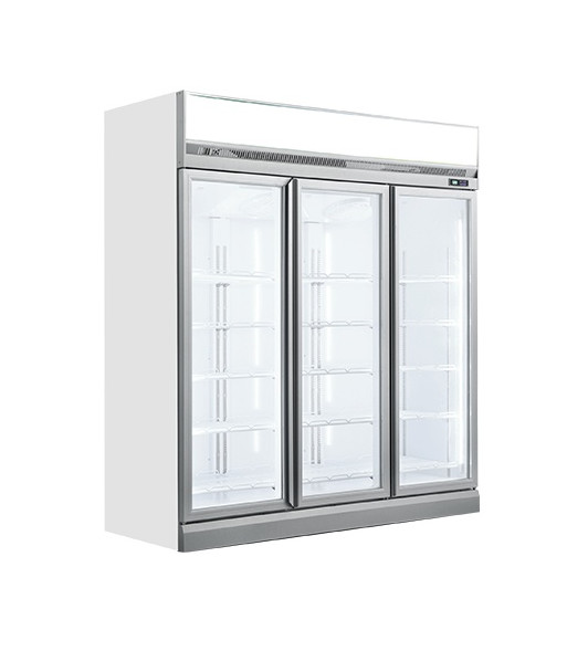 VITRINE MURALE - GAMME MARKET - 1530 L - 3 PORTES - NEGATIF - BLANCHE VITRINE MURALE - GAMME MARKET - 1530 L - 3 PORTES - NEGATIF - BLANCHE