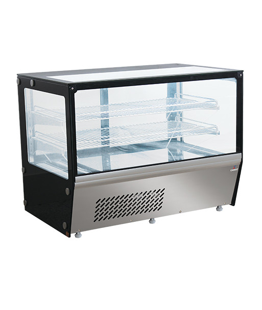 VITRINE RÉFRIGÉRÉE / À POSER - 78 L - VERRE CARRÉ VITRINE RÉFRIGÉRÉE / À POSER - 78 L - VERRE CARRÉ