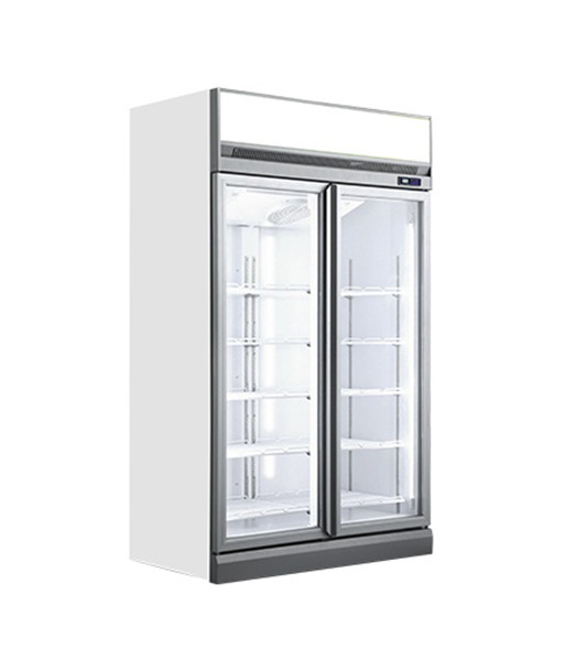 WALL DISPLAY - GAMME MARKET - 1000 L - 2 DOORS - NEGATIVE - WHITE WALL DISPLAY - GAMME MARKET - 1000 L - 2 DOORS - NEGATIVE - WHITE