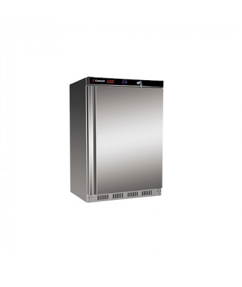 ARMOIRE RÉFRIGÉRÉE PORTES PLEINES - 200 L - INOX - FROID NÉGATIF