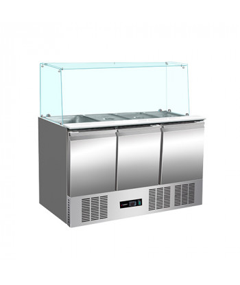 REFRIGERATED SALADETTE - 4 x GN 1/1 - 3 DOORS