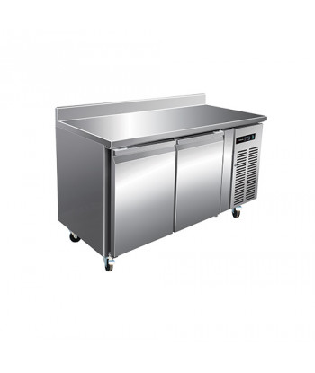 DESSERTE RÉFRIGÉRÉE - PROFONDEUR 600 MM - 2 PORTES - FROID POSITIF