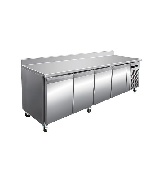 DESSERTE RÉFRIGÉRÉE - PROFONDEUR 600 MM - 4 PORTES - FROID POSITIF DESSERTE RÉFRIGÉRÉE - PROFONDEUR 600 MM - 4 PORTES - FROID POSITIF