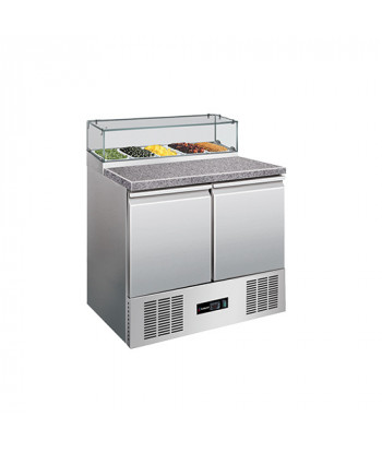 GEKÜHLTE PIZZASALADETTE - 5 x GN 1/4 - 2 TÜREN