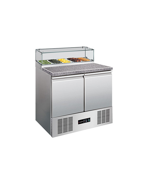 CIOTOLA PER PIZZA REFRIGERATA - 5 x GN 1/4 - 2 PORTE CIOTOLA PER PIZZA REFRIGERATA - 5 x GN 1/4 - 2 PORTE
