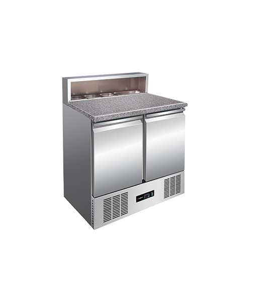 REFRIGERATED PIZZA COUNTER - 5 x GN 1/6 - 2 DOORS REFRIGERATED PIZZA COUNTER - 5 x GN 1/6 - 2 DOORS