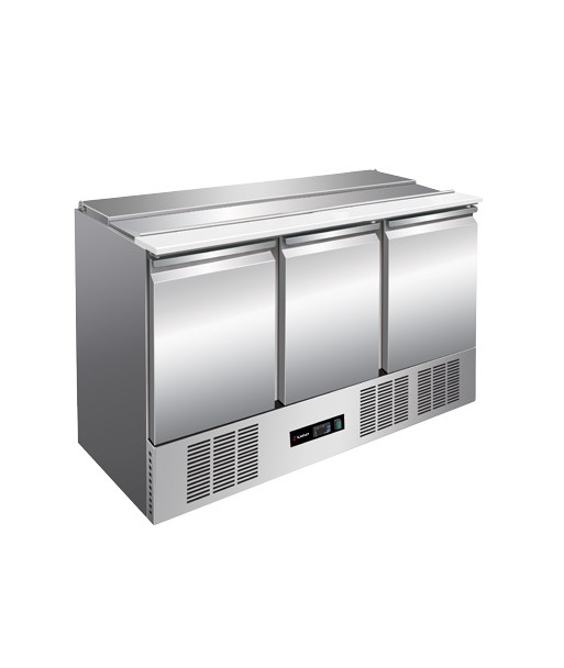 SALADETTE RÉFRIGÉRÉE - 4 x GN 1/1 - 3 PORTES SALADETTE RÉFRIGÉRÉE - 4 x GN 1/1 - 3 PORTES