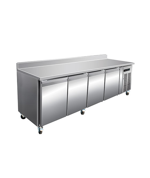 DESSERTE RÉFRIGÉRÉE - PROFONDEUR 700 MM - GN 1/1 - 4 PORTES - FROID POSITIF DESSERTE RÉFRIGÉRÉE - PROFONDEUR 700 MM - GN 1/1 - 4 PORTES - FROID POSITIF