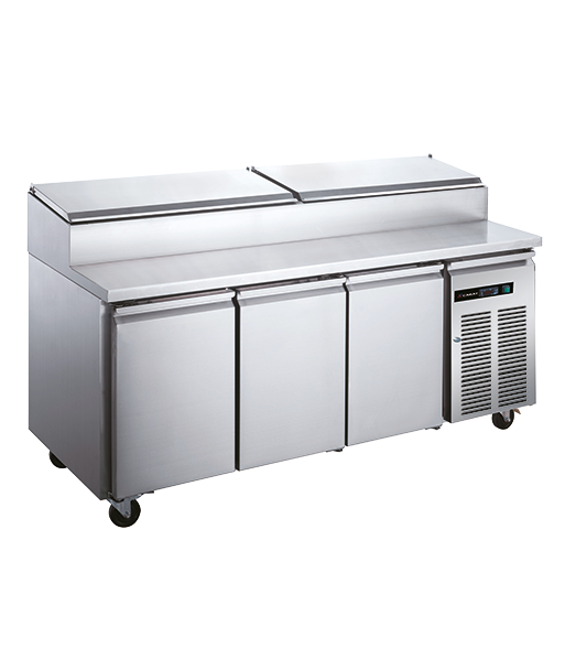 PREPARATION COUNTER - 10 x GN 1/3 - 2 DOORS - POSITIVE COLD PREPARATION COUNTER - 10 x GN 1/3 - 2 DOORS - POSITIVE COLD