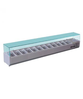 VETRINETTE REFRIGERATE - GN 1/3  - 12 CONTENITORI